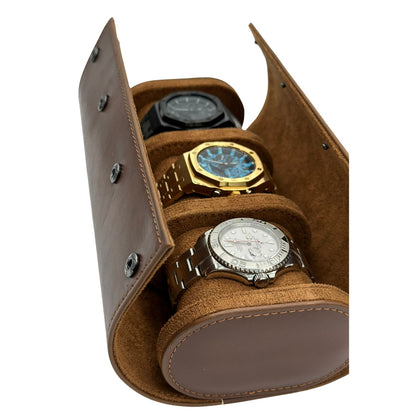 3-Slot Travel Watch Roll