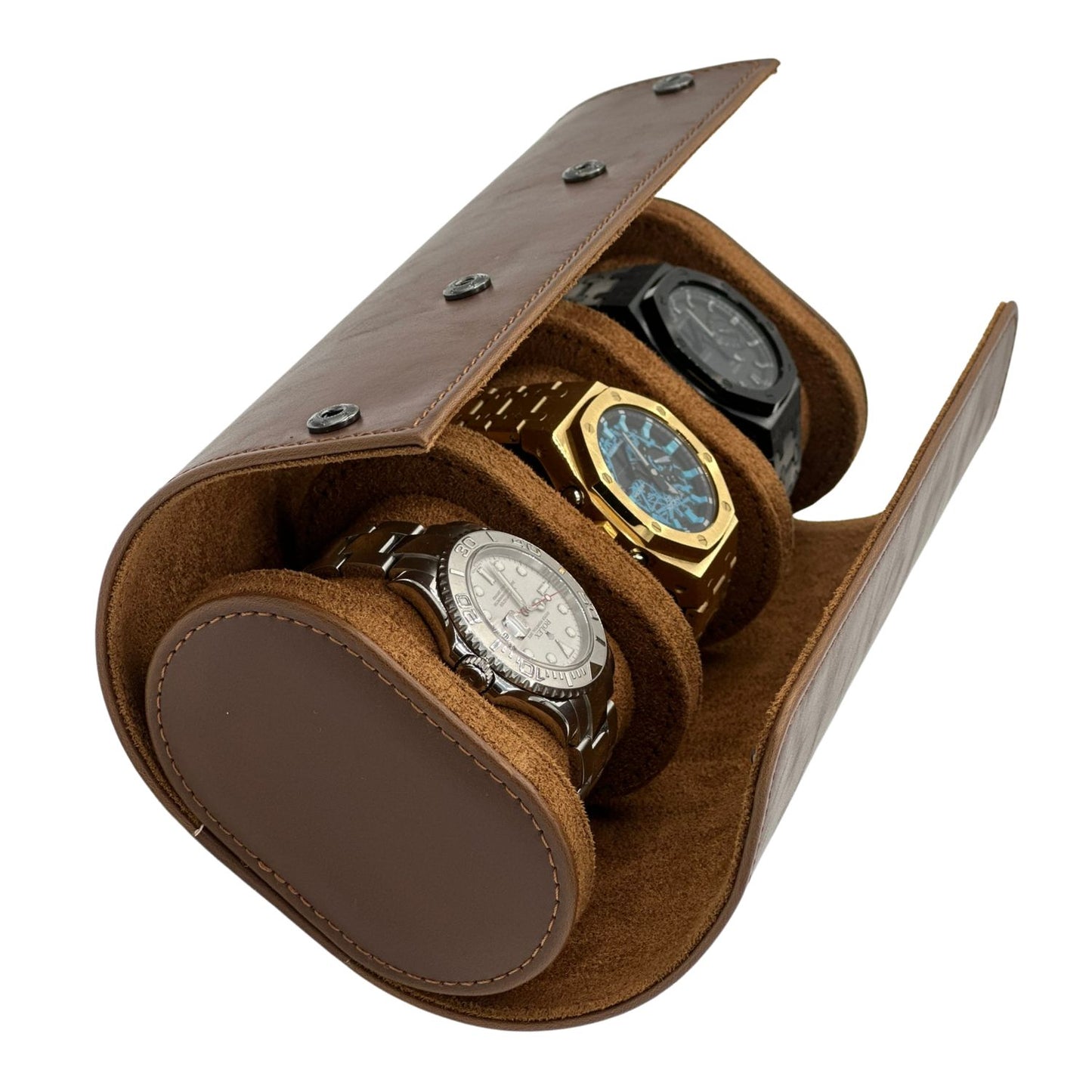 3-Slot Travel Watch Roll