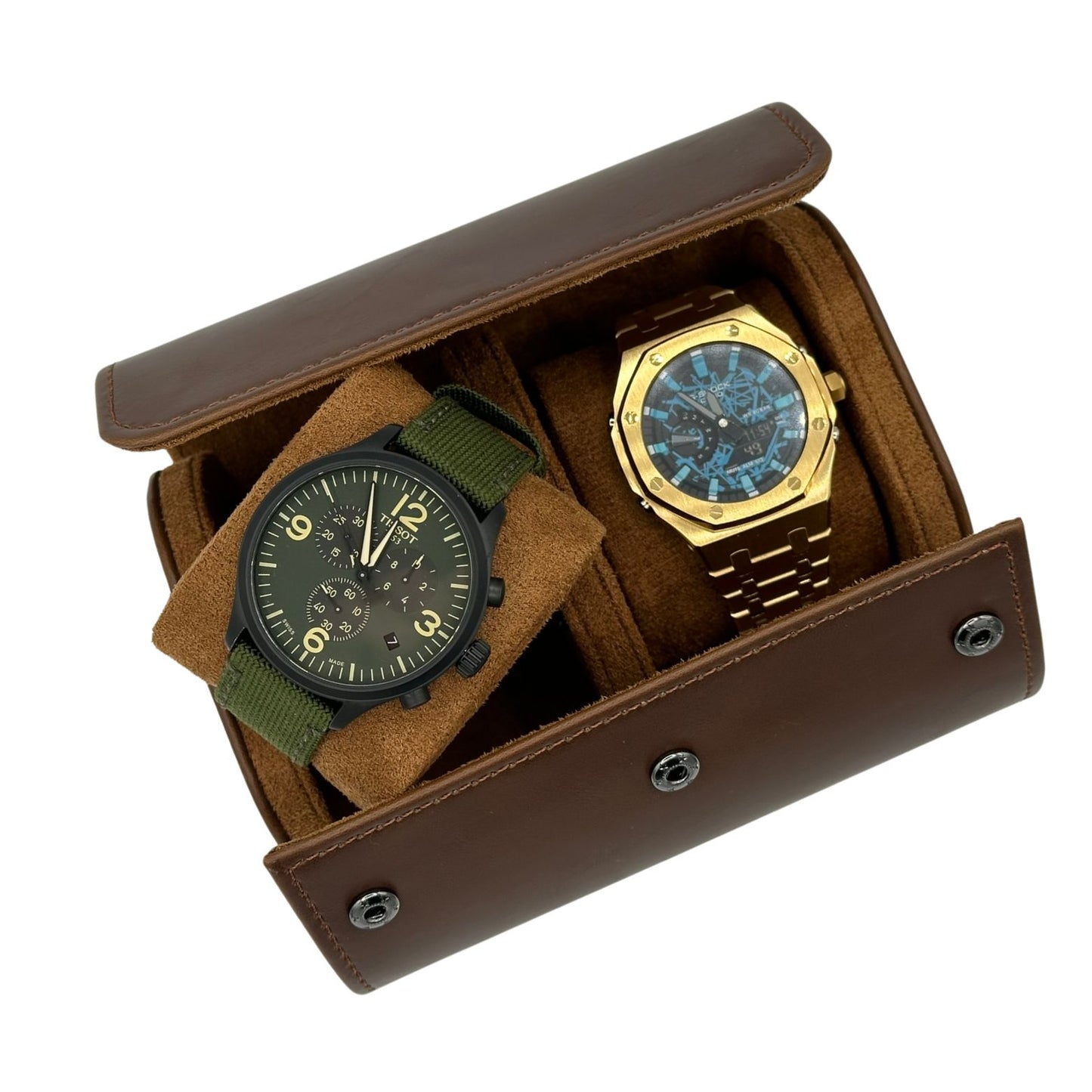 2-Slot Travel Watch Roll