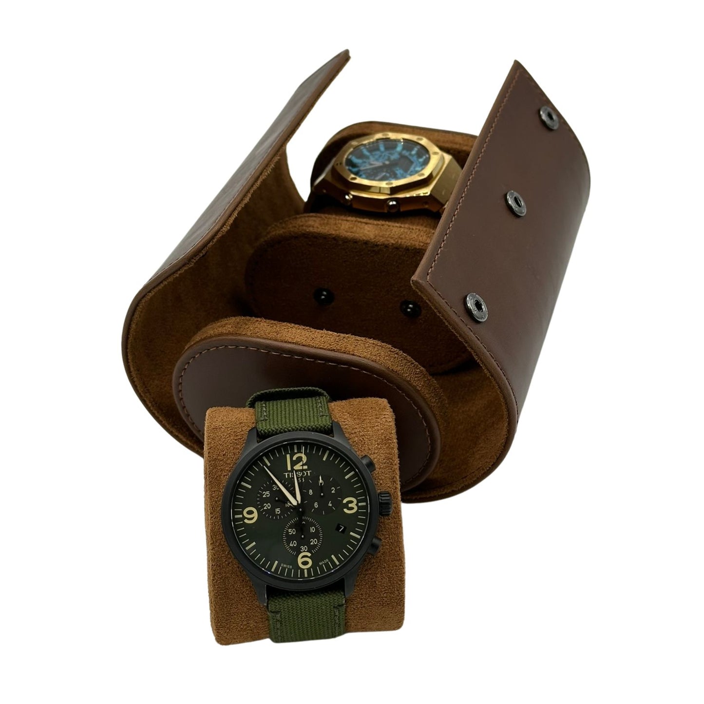 2-Slot Travel Watch Roll